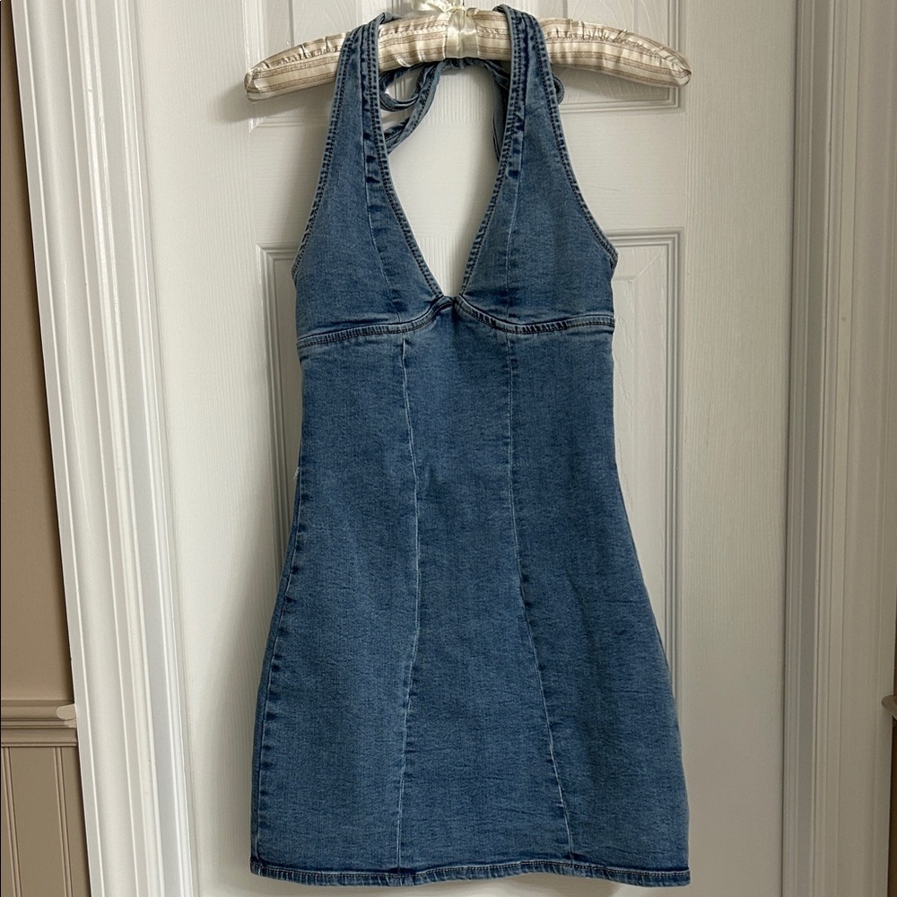 Garage brand denim mini dress